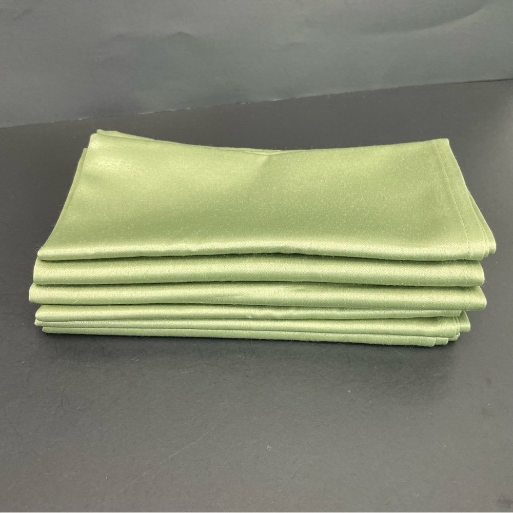 Ambrosia Oil Green Dinner Napkins Set of 6 Table Linens n Things Vintage Party